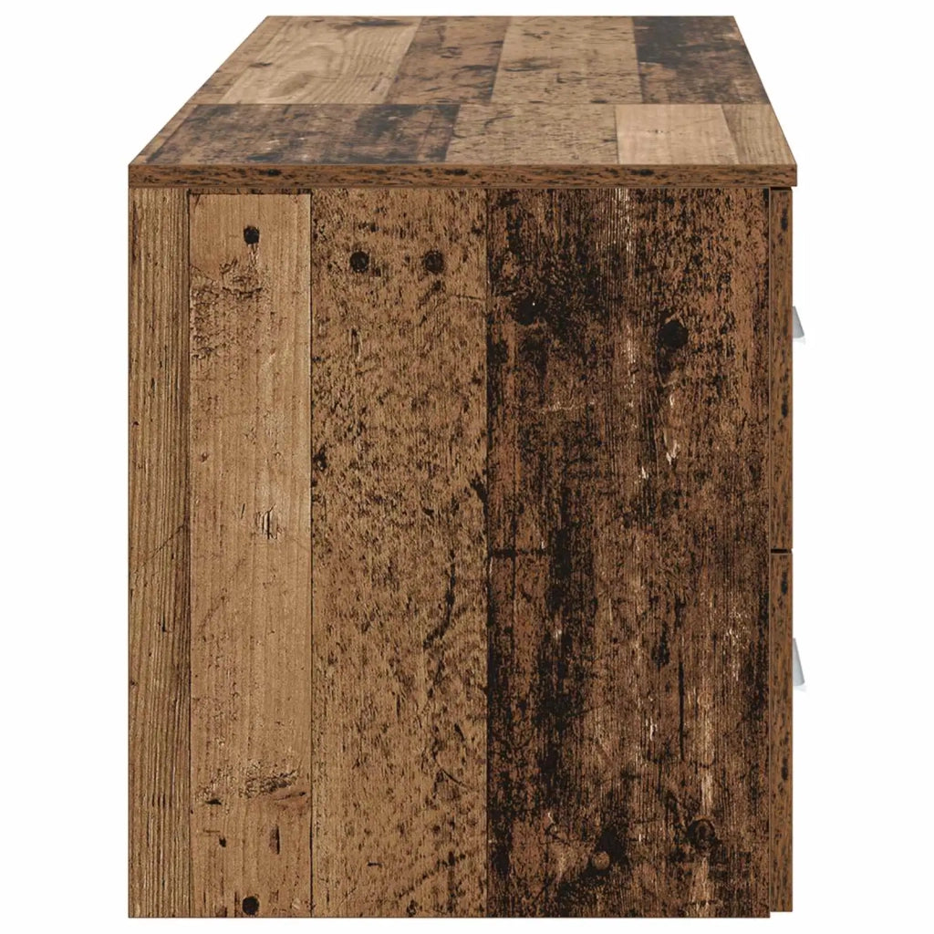 Set di mobili per il bagno 2 pz Legno antico 3404022