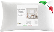 Cuscino per letto solido con riempimento standard - Moltodensità - Ipoaderegeno - Respirante - Cuscino con copertura imbottita - Lavabile - Cuscino per letto
