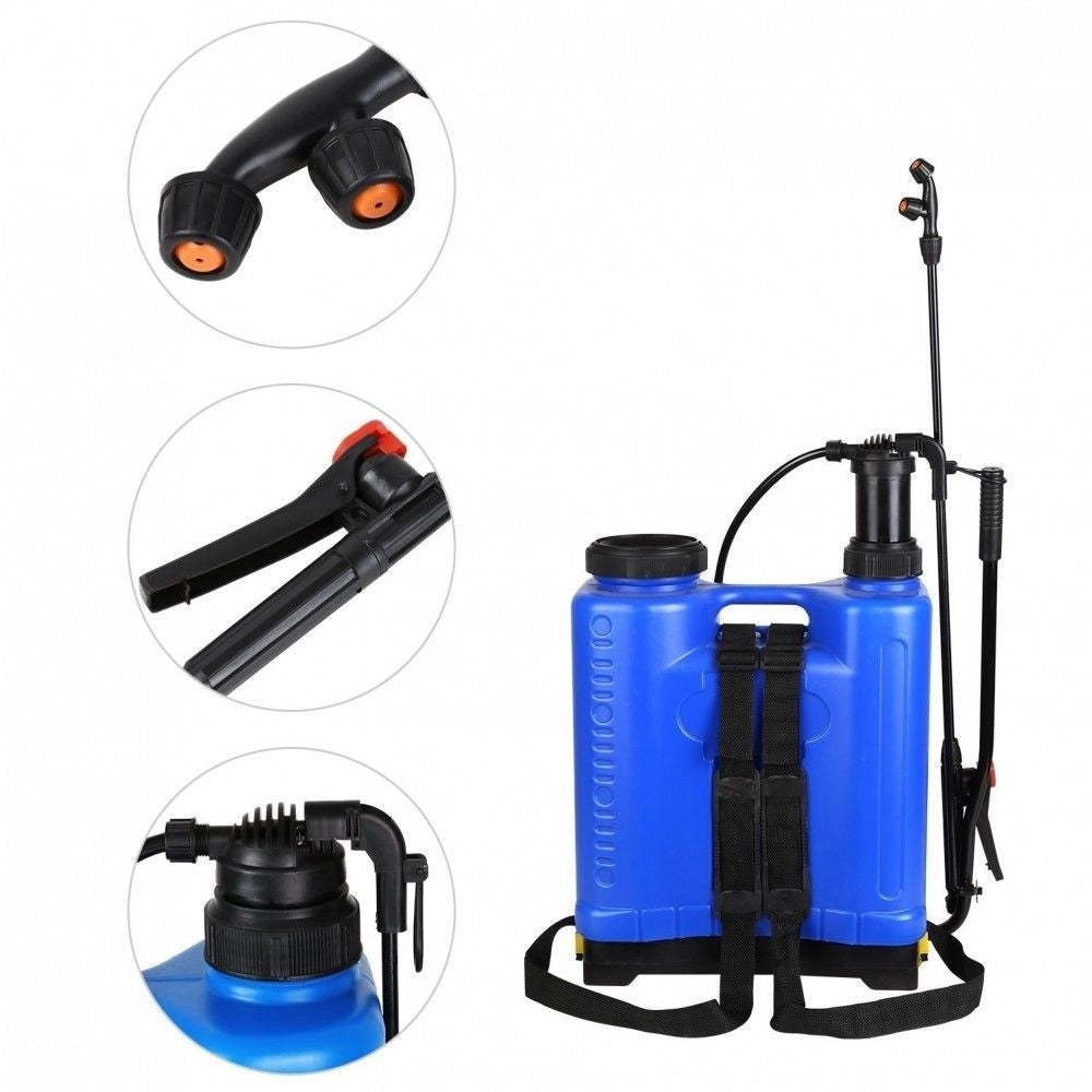 Trade Shop - Nebulizzatore A Spalla 18 Lt Spruzzatore Zaino Irroratrice Spruzzatore A Pompa -