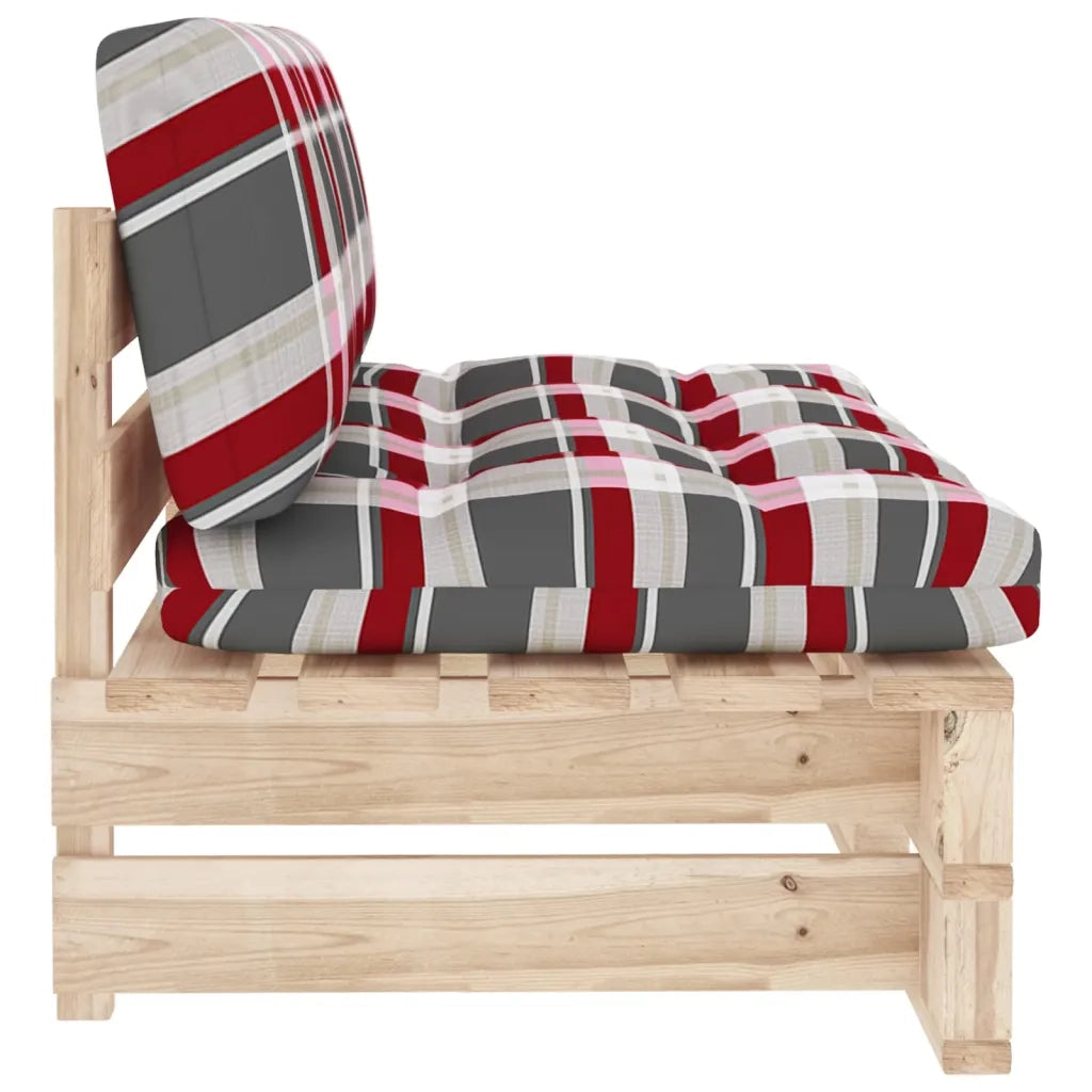 Divano Centrale Giardino su Pallet in Legno di Pino Impregnato 3066541