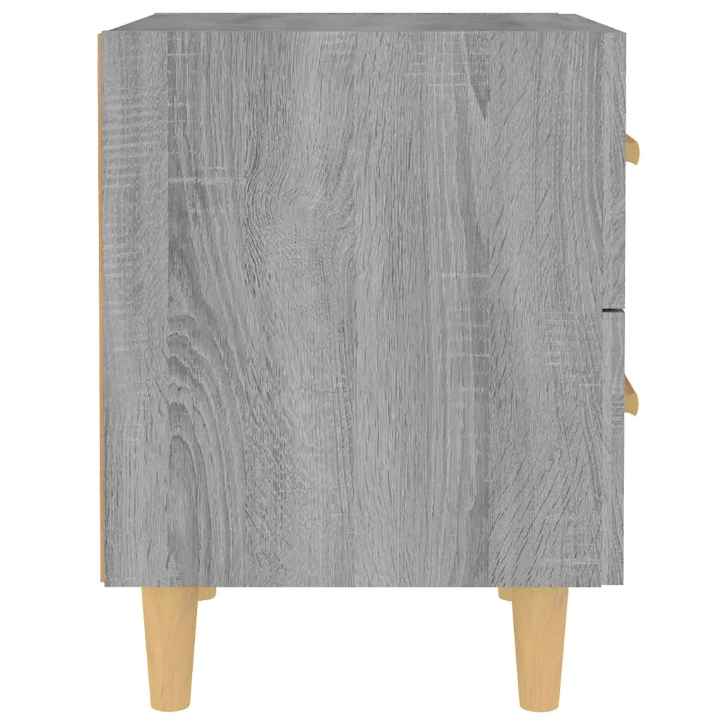 Comodini 2 pz Grigio Sonoma 40x35x47,5 cm cod mxl 30899