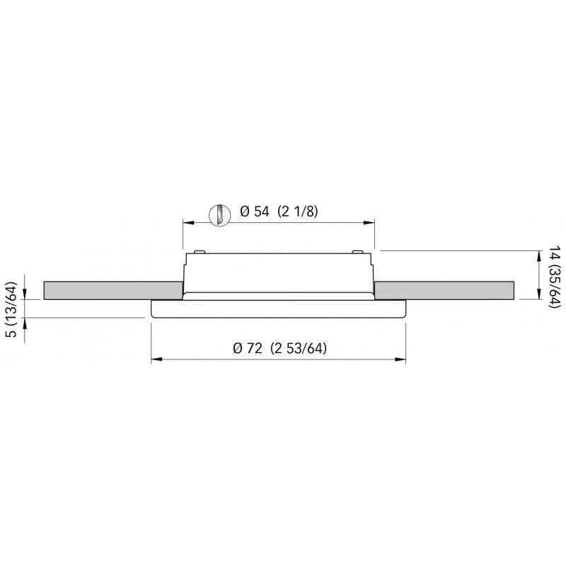 FARETTO AD INCASSO TED N DOWNLIGHT TED N