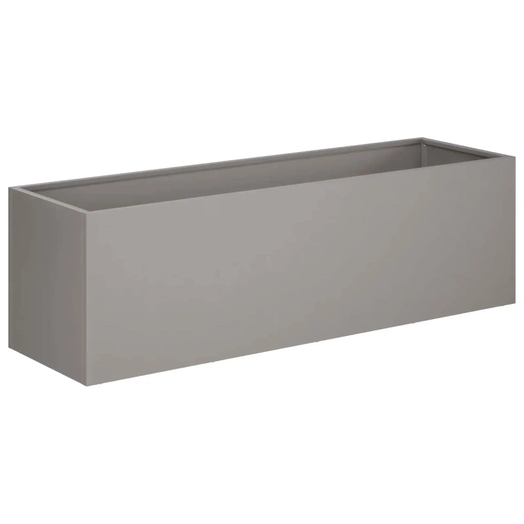 Vaso da giardino 2 pz Ruggine 100 x 30 x 30 cm Acciaio Corten 8005231