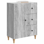 Credenza | Madia | Buffet da pranzo | Armadio da pranzo Grigio Sonoma 66 x 34,5 x 90 cm Legno ingegnerizzato