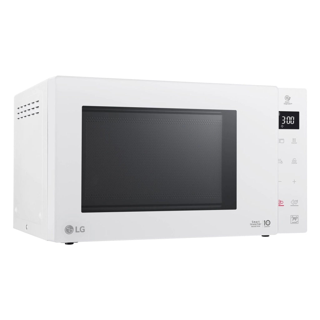 LG MH6336GIH Microonde 23 litri, 1000W, Grill, Smart Inverter, Bianco