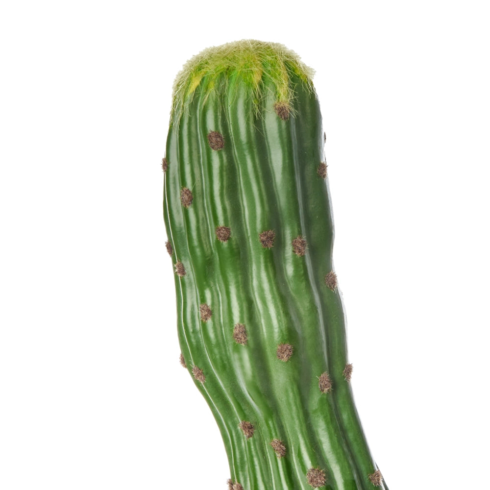 Pianta artificiale di cactus in vaso Verde Materiale sintetico 115 cm Nero Pot Decorazione Accessorio casa