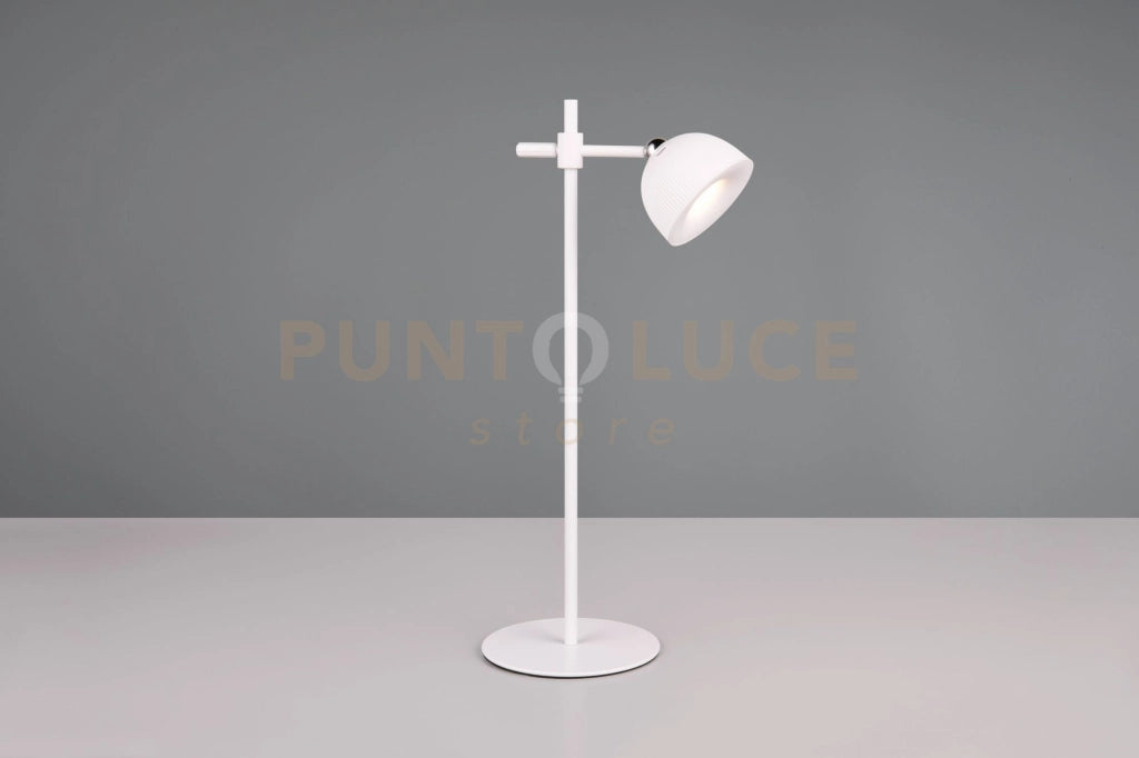MAXIMA LAMPADA DA TAVOLO E SPOT ANCHE CON PINZA MAGNETICO RICARICABILE BIANCA REGOLAZIONE INTESITA' TOUCH H.41CM LED  3W 250lm, 3000K