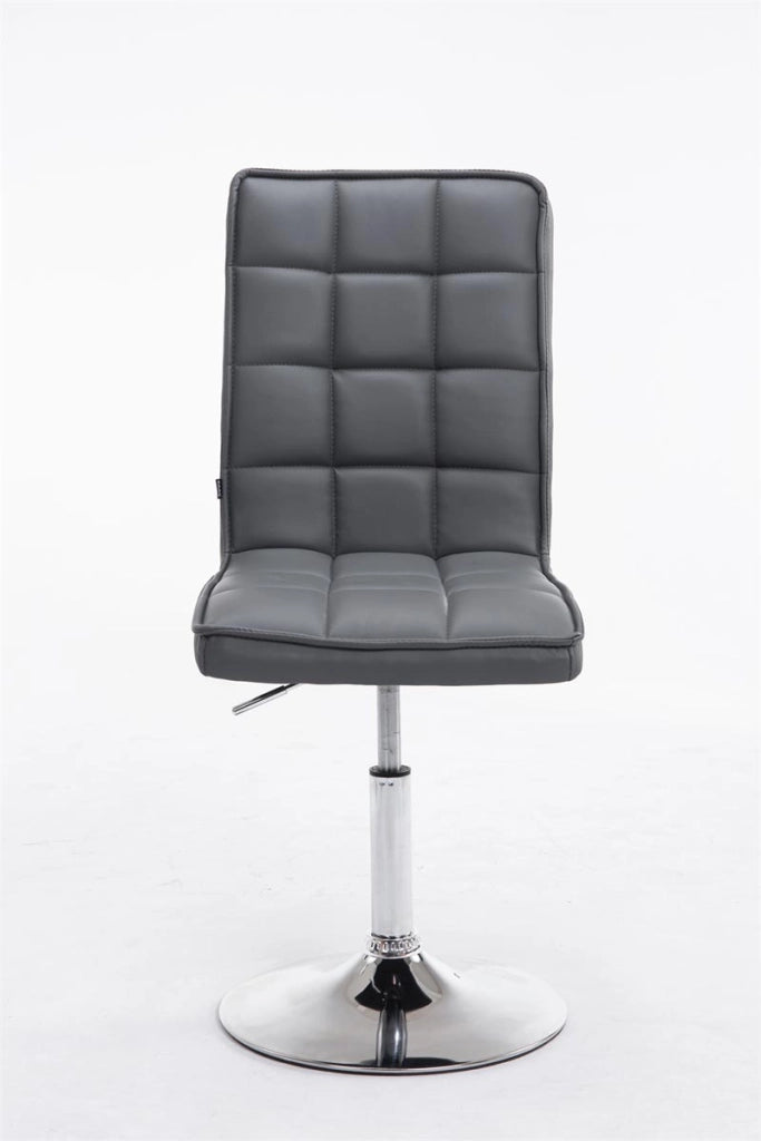 Sedia da pranzo Peking V2 in similpelle grigio