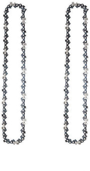 Blade per catena a doppia lama da 20 cm, piatto guida per catena Adatto per catena elettrica, catena, catena elettrica a benzina Adatto per taglialegna