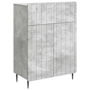 Credenza Grigio Cemento 66 x 34,5 x 92 cm Legno ingegnerizzato