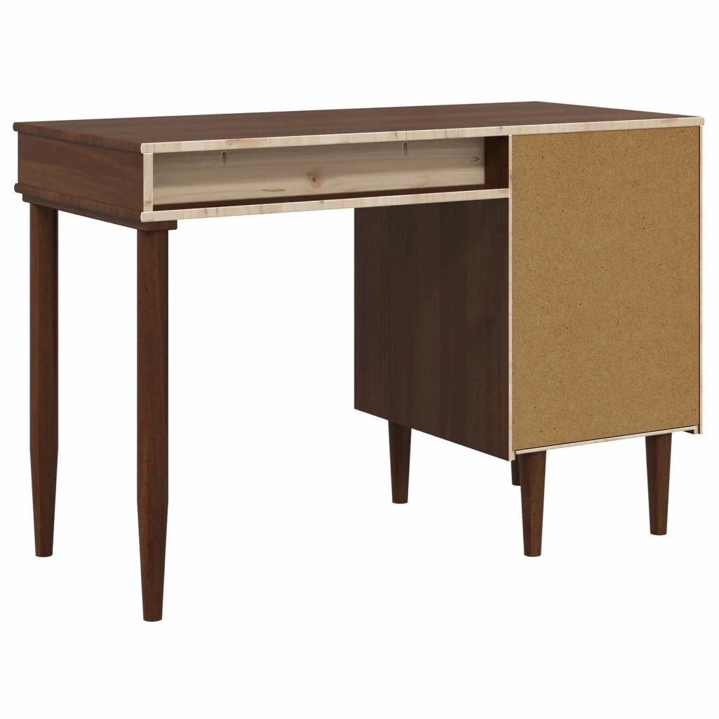 Scrivania BILBAO Caramello scuro 114 x 53 x 75 cm 42041338