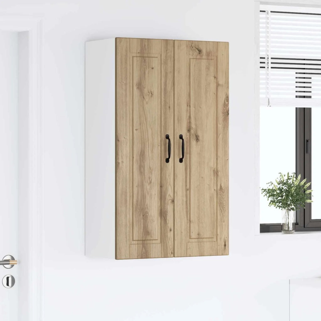 Armadietto a muro PORTO Rovere artigianale 60 x 31 x 100 cm