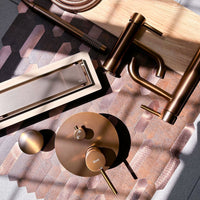 Scarico Lineare Neox Brush Copper 60