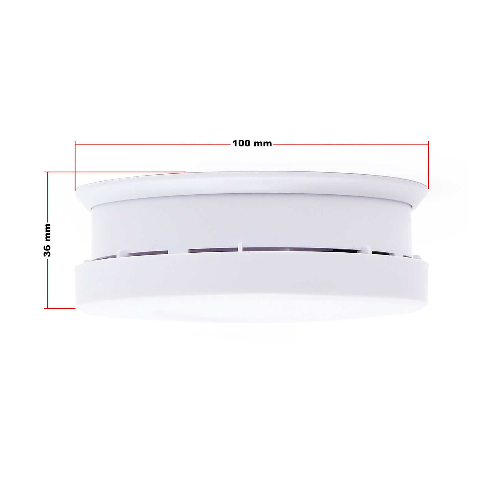 Rilevatore di fumo fotoelettrico con batteria 9V, 40 pz, Allarme Incendio 85dB, senza filo, DIN EN 14604