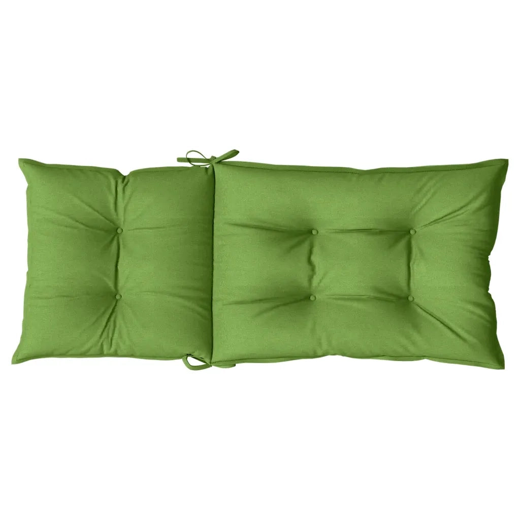 vidaXL Cuscini Sedia Schiena Alta 4 VerdeMélange 120x50x7 Tessuto