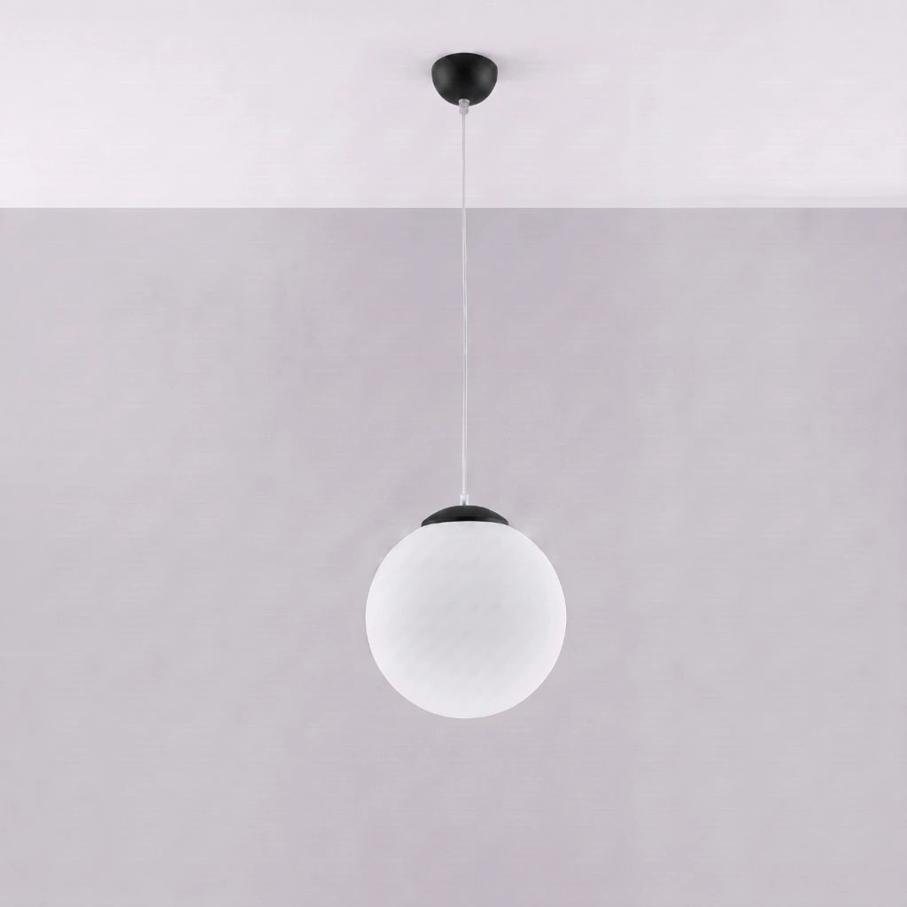Lampada a sospensione UGO 30 nera