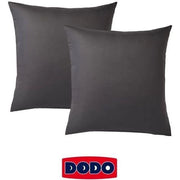 Set di 2 federe Dodo Square - 65x65 cm - bianco - Made in Francia