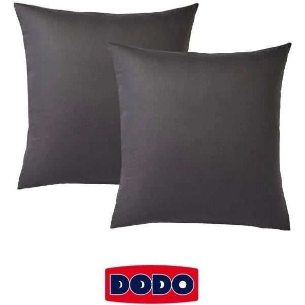 Set di 2 federe Dodo Square - 65x65 cm - bianco - Made in Francia