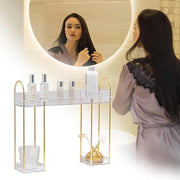 Organizzatore per la stanza da bagno, tavolo per la doccia, organizzatore per la stanza da bagno, tavolo per la doccia, organizzatore, schede per la stanza da bagno, organizzatore sopra il rubinetto, per la cucina, la stanza da bagno, trasparente