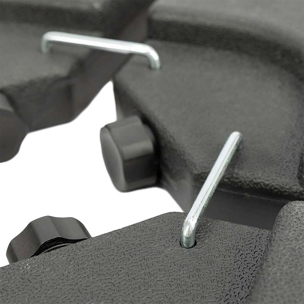 Set 4 Pesi Base Ombrellone Riempibili 50x50 Supporto Palo Giardino Nero
