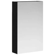 Mobiletto per specchio da Bagno | Armadio da bagno Rovere Nero 30 x 10,5 x 50 cm