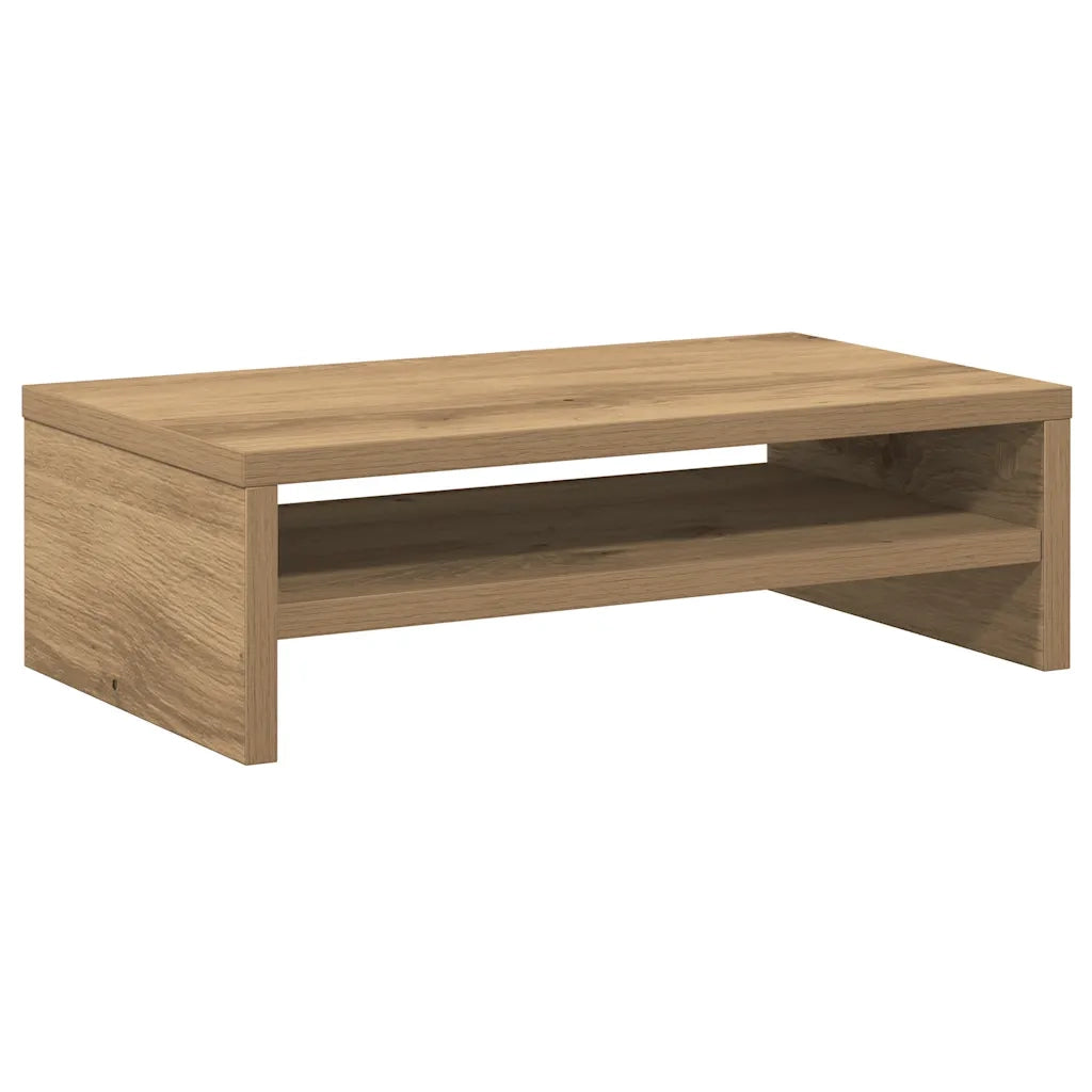 Supporto Monitor Rovere Artigianale 42x24x13 cm Multistrato 855797
