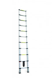 Scala telescopica in alluminio 10 gradini antiscivolo, altezza max 3,2 mt Fredi Picora