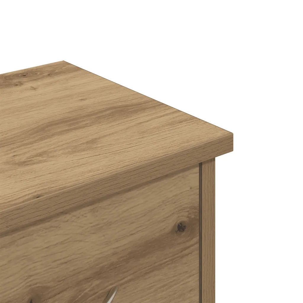 Armadietto a Muro Rovere Artigianale 60x26x18,5cm in Truciolato