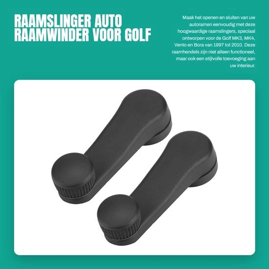 Manubrio di apertura portiera in ABS - 2 pezzi - per Golf MK3/MK4 1997-2010 - numero di ordine 1H0837581