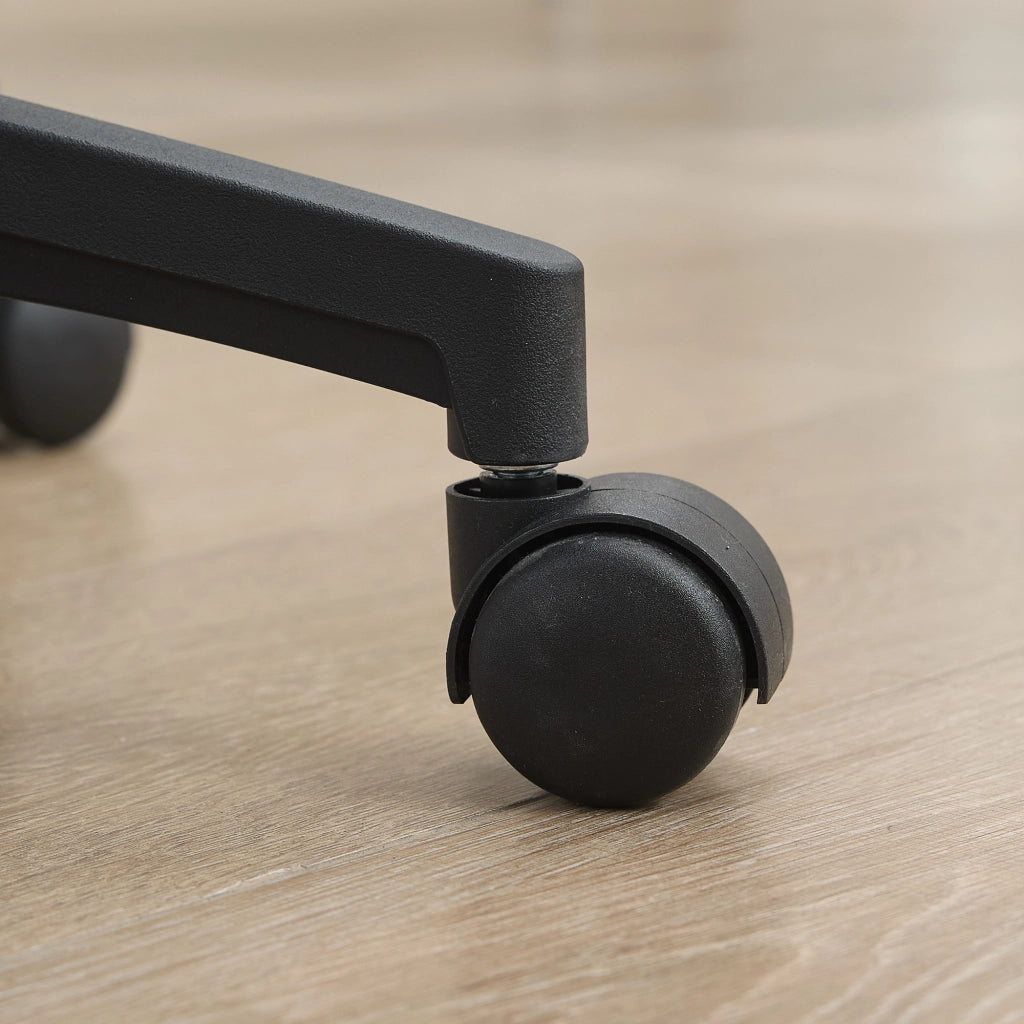Chaise de bureau ergonomica in rete con supporto lombare regolabile poggiatesta e braccioli pieghevoli nero