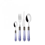CRISTALLO Ghiera Argento Anticato, Posate Set 24 Pz, Scatola
