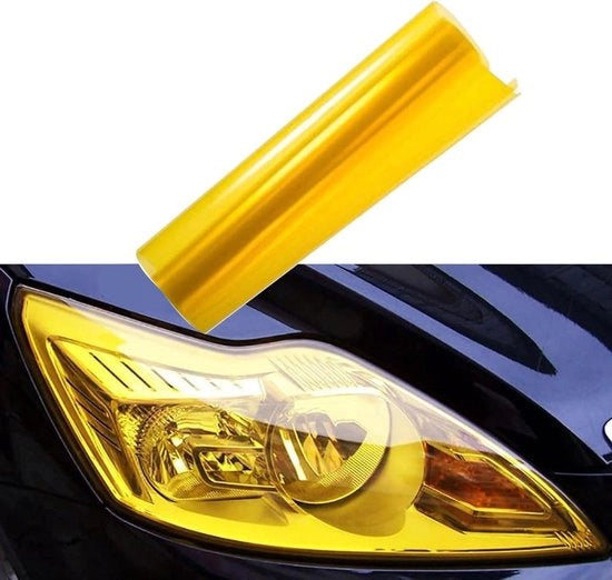 Foglio di protezione per fari anteriori auto - luci posteriori adesive - adesivi per fari e fendinebbia 30 x 200 cm