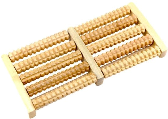 Apparecchio per massaggi ai piedi di alta qualità - Rullo per massaggi ai piedi - Alleviamento del dolore - Progettazione ergonomico - Legno duraturo - Massaggio preciso - Rullo per piedi