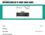 Raffreddatore Olio in Alluminio - Kit di Raffreddamento Olio Radiatore - YX 140cc/150cc/160cc - Off-road/Moto - Raffreddamento Olio Rapido - Dimensioni 245x75x30 mm - Raffreddatore Olio