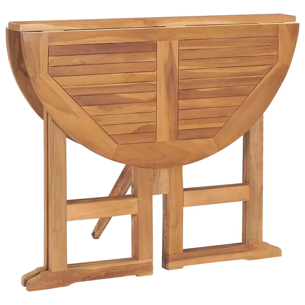 Set da Pranzo da Giardino 5 pz Pieghevole in Massello di Teak 3059977