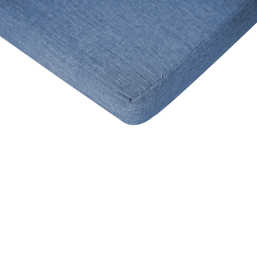 Cuscino per sdraio da giardino in tessuto poliestere blu cuscino per seduta e schienale design moderno cuscino da esterno