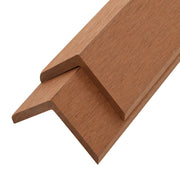 Profili Angolari per Bordi 5 pz in WPC 170cm Marrone Chiaro CFW8451790