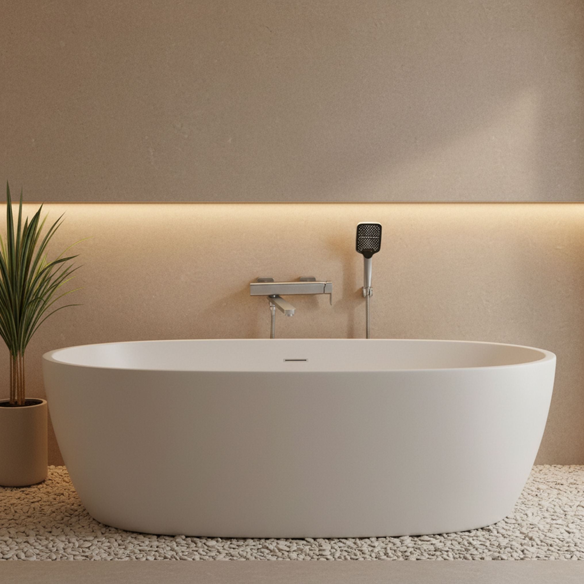 Rubinetto Da Vasca Rea Arlo Nickle Brush