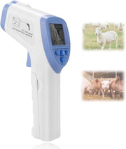 Termometro Digitale con Display Guidato per Cani, Gatti, Suini, Capre, Cavallo - Infrarosso, Alta Precisione, Uso Veterinario