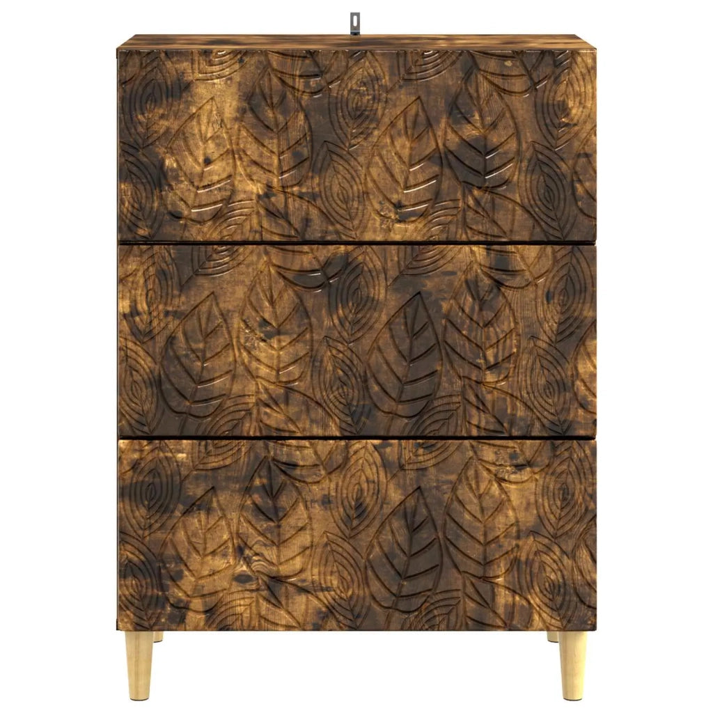 Mobile con Cassetti Rovere Fumo 66 x 34,5 x 90 cm 895070