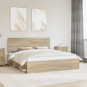 Struttura del letto Sonoma 200 x 200 cm Pino massello 3412445