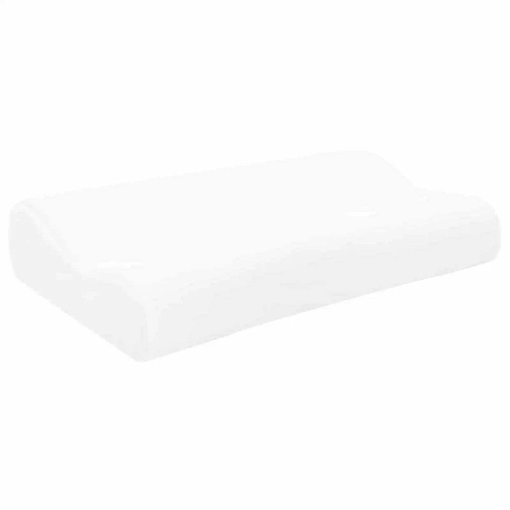 Cuscino da Letto Bianco 50 x 30 x 10,5 cm Schiuma Memory CFW9167605