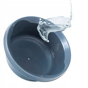 Bacinella per bucato KADAX da 9 litri, in plastica, rotonda, grigia