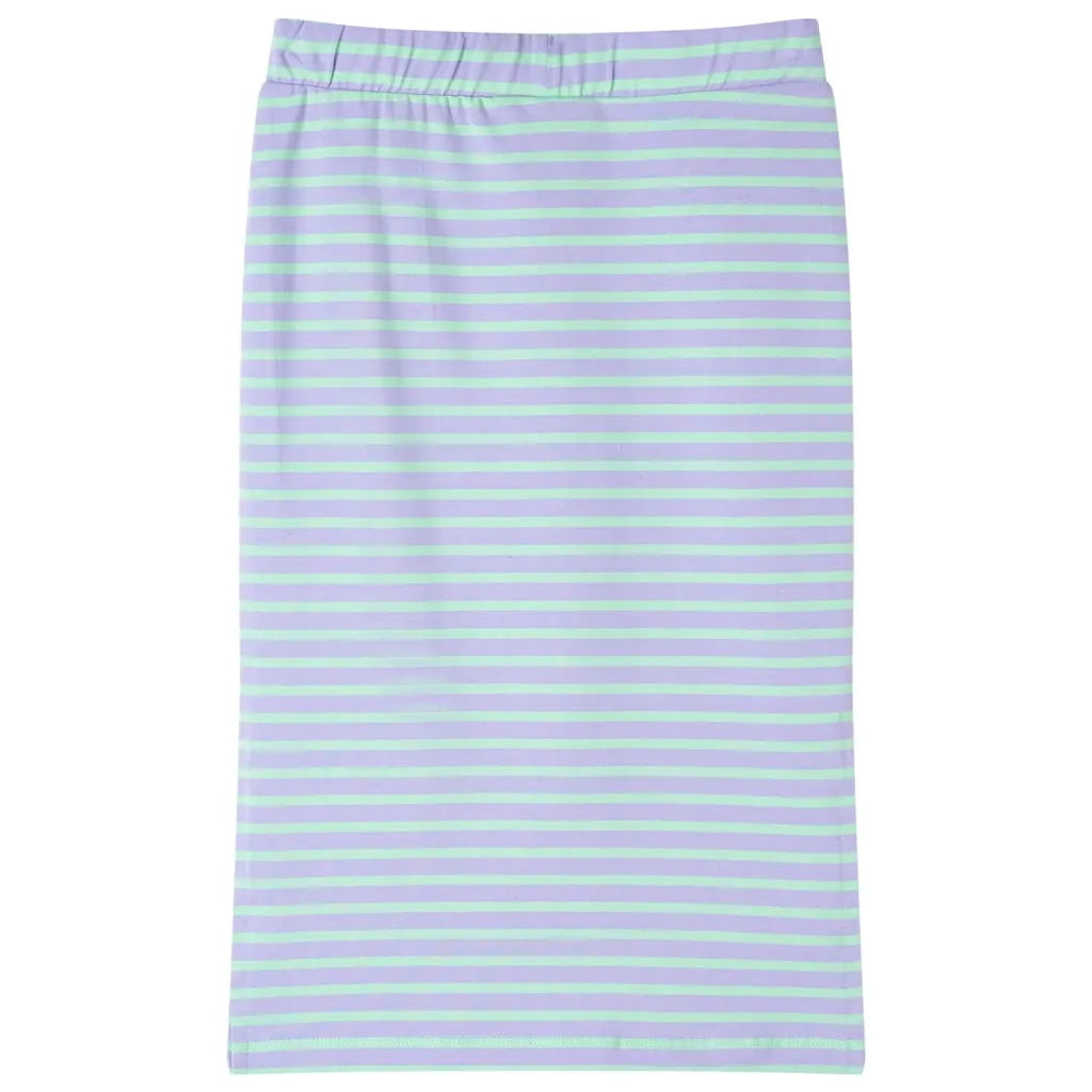 Gonna Dritta da Bambina a Righe Menta Brillante 116cod mxl 109178