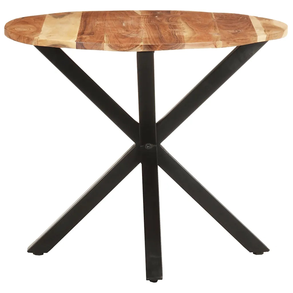 Tavolino | Tavolo laterale di Servizio 68x68x56 cm in Legno Massello di Acacia
