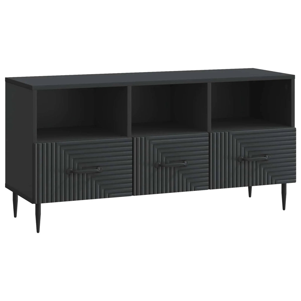 Mobile TV Nero 102 x 34,5 x 50 cm Legno ingegnerizzato 894906