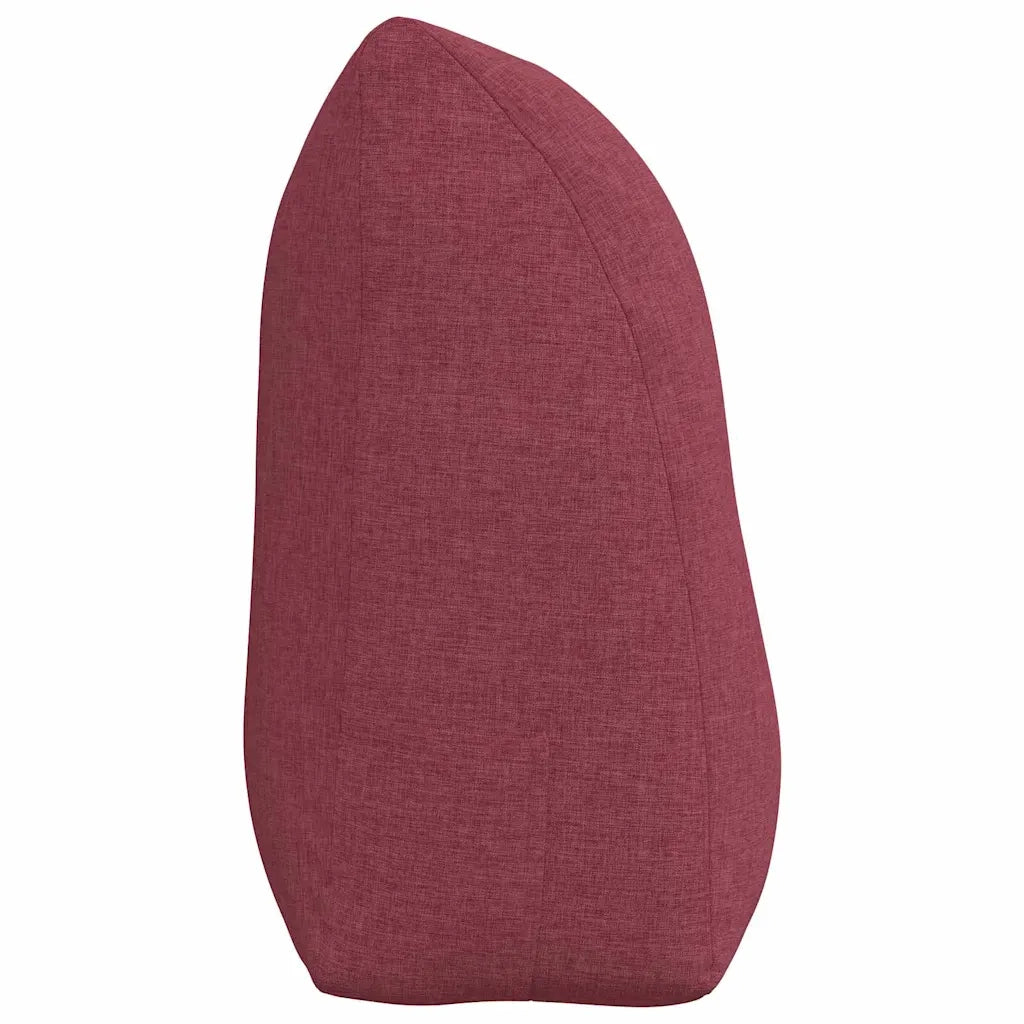 Cuscino per Schiena Rosso Vino 100 x 24 x 50 cm Tessuto