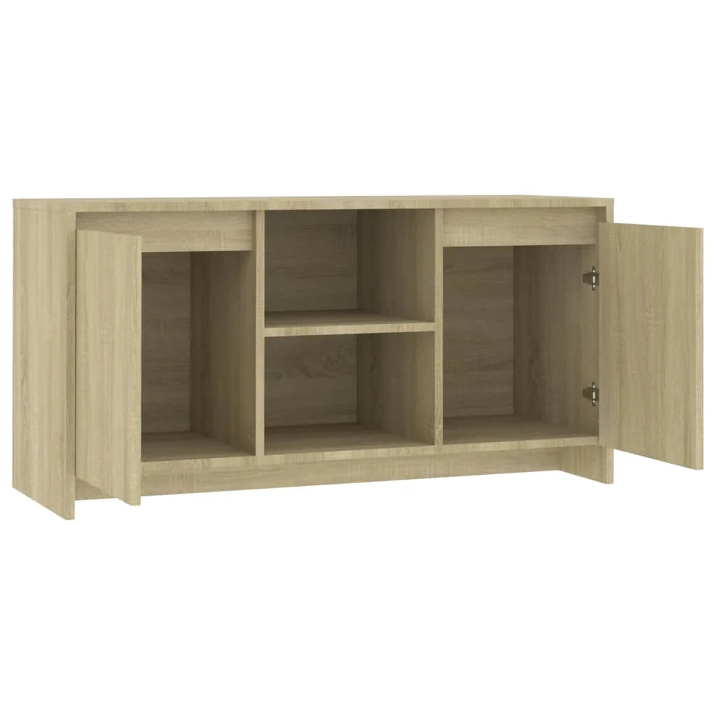 Mobile TV multimediale mensola TV credenza mobile TV sala da pranzo soggiorno camera da letto rovere Sonoma 102 x 37,5 x 52,5 cm legno ingegnerizzato marrone 02_0027451