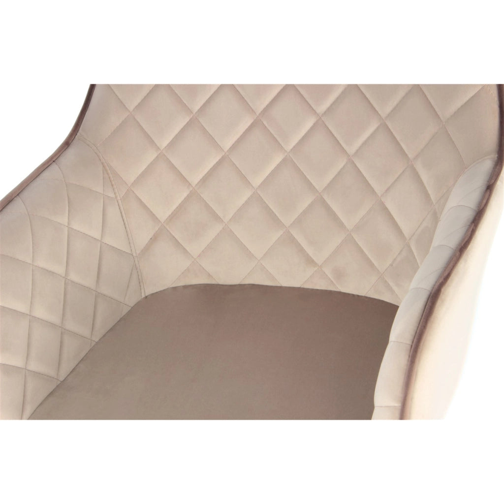 Poltroncina Amino in velluto verde bosco con gambe in metallo