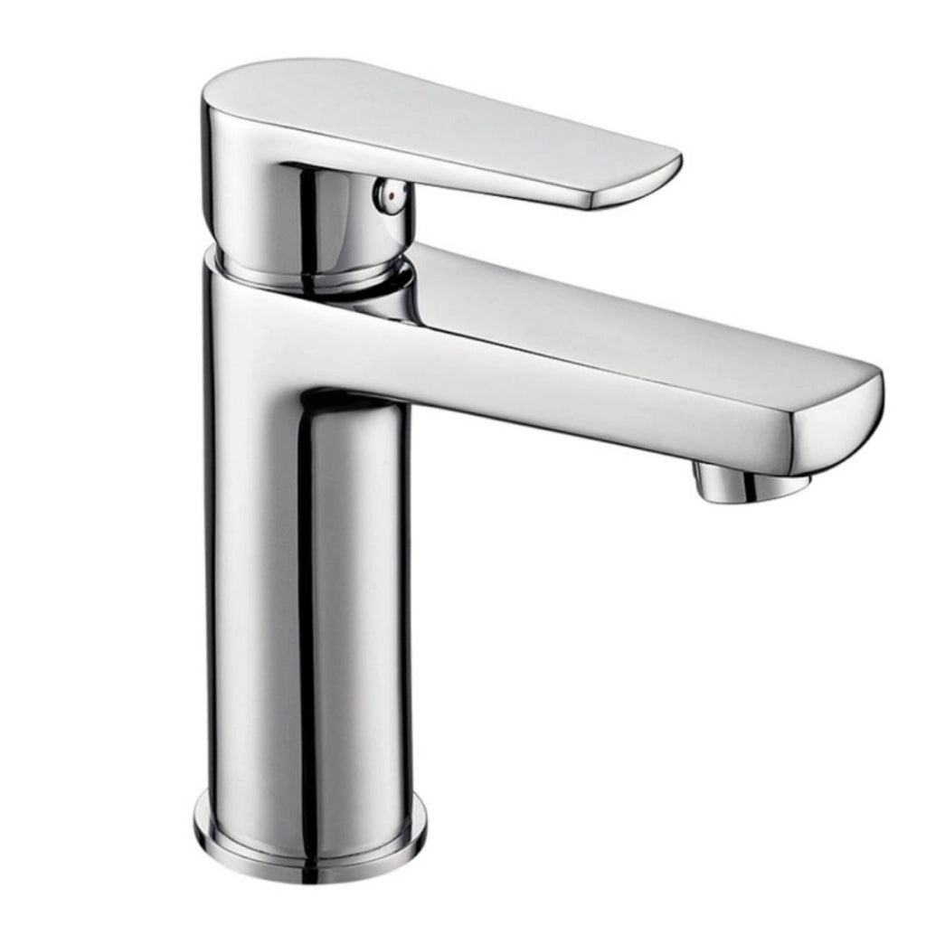 Miscelatore rubinetto asia per lavabo in ottone colore cromato con piletta *** confezione 1